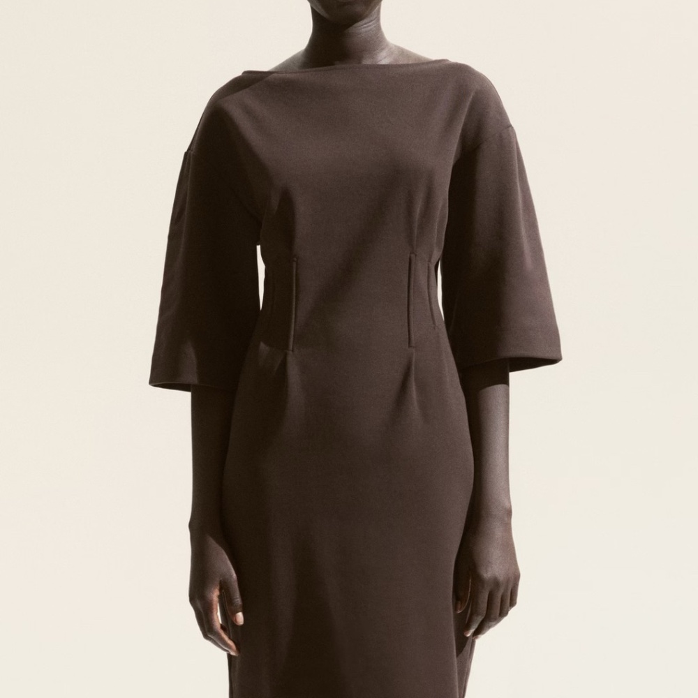 H&M Defined Waist T Shirt Dress, New with Tags - Picture 2 of 7